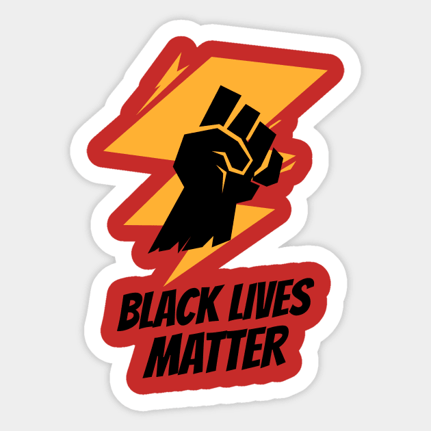 Black Lives Matter Sticker by BreakTheirRules